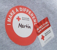 Martin gave blood